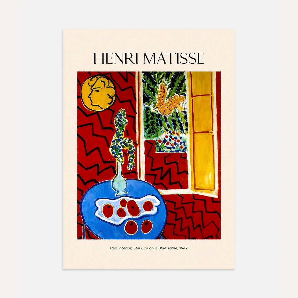 Henri Matisse Plakat – Czerwone wnętrze, 1947