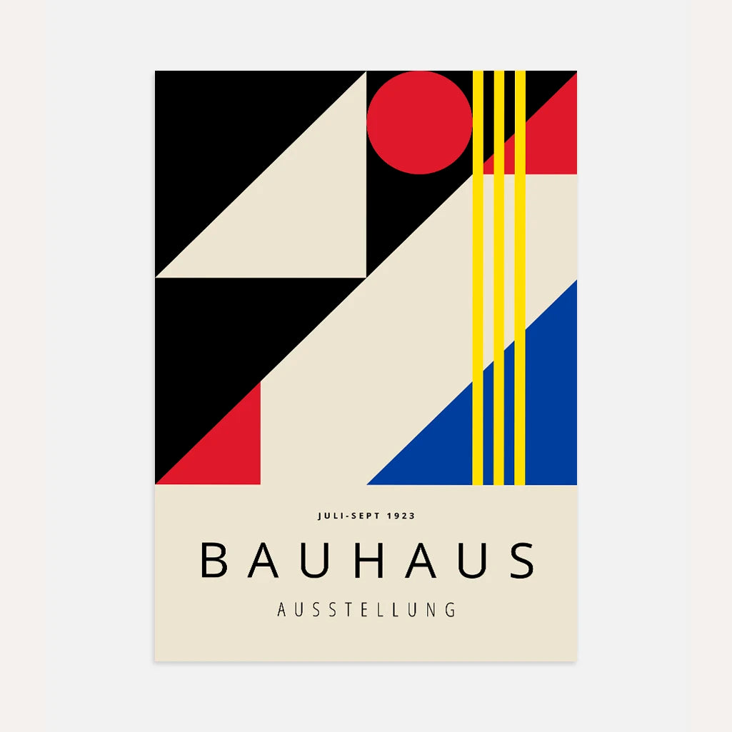 Bauhaus Kolory Podstawowe Plakat