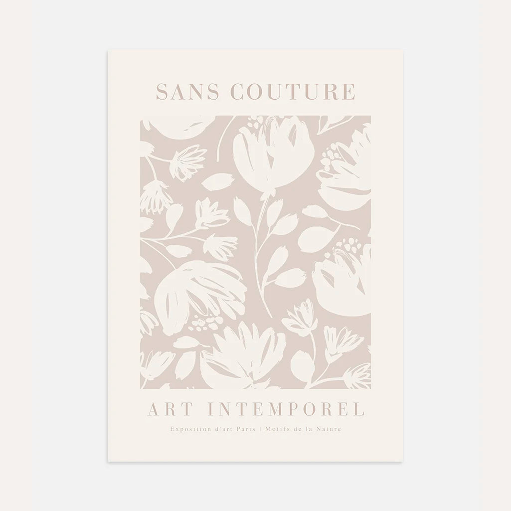 Plakat Kwiatowy Echo Minimalizmu