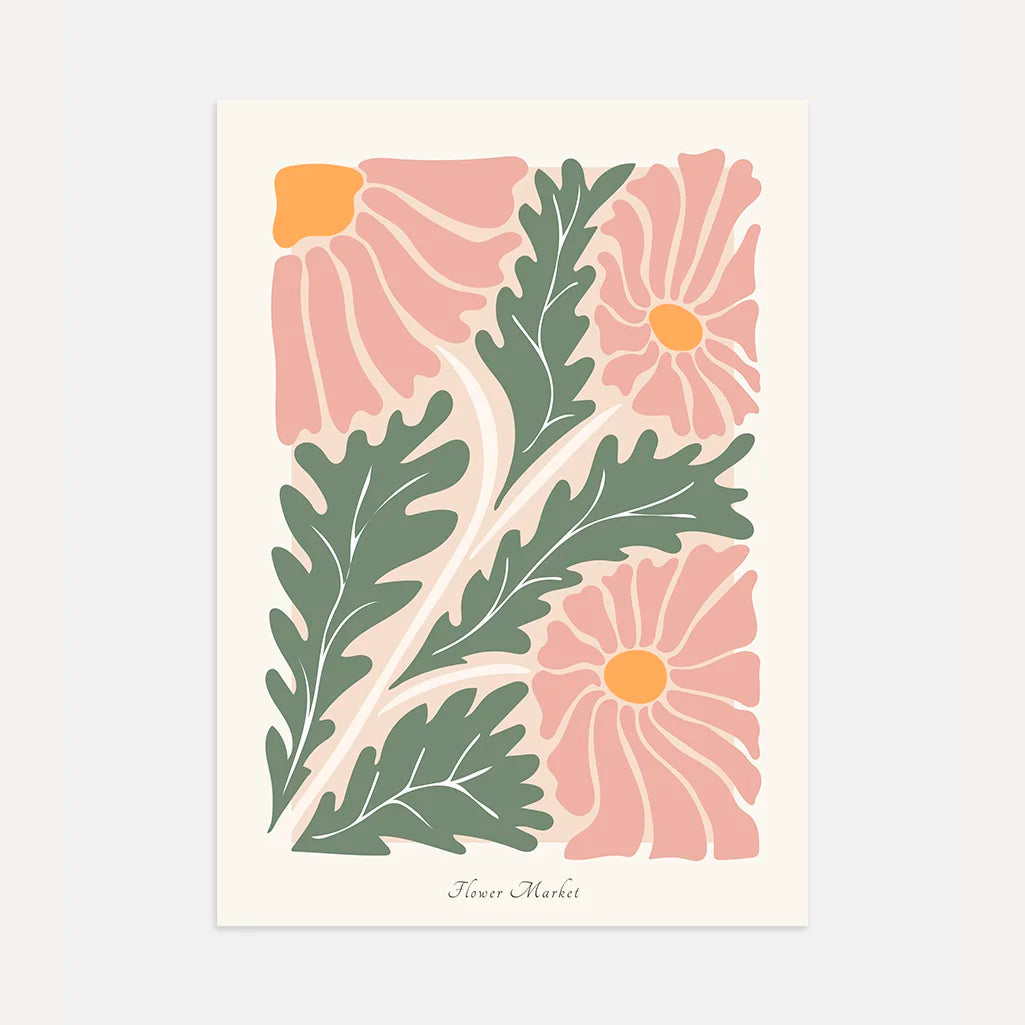 Pastel Floral / Matisse Poster