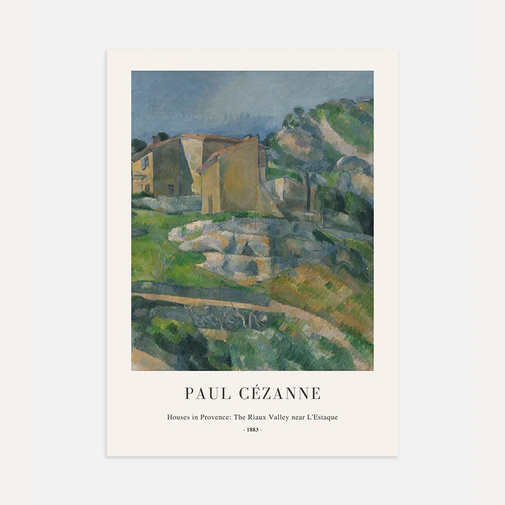 Paul Cézanne Plakat – Domy w Prowansji (1883)