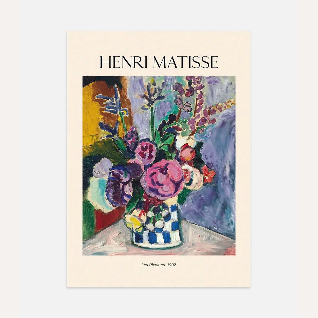 Henri Matisse Plakat – Piwonie
