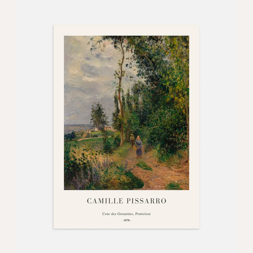Pissarro Cote des Grouettes Pontoise Poster