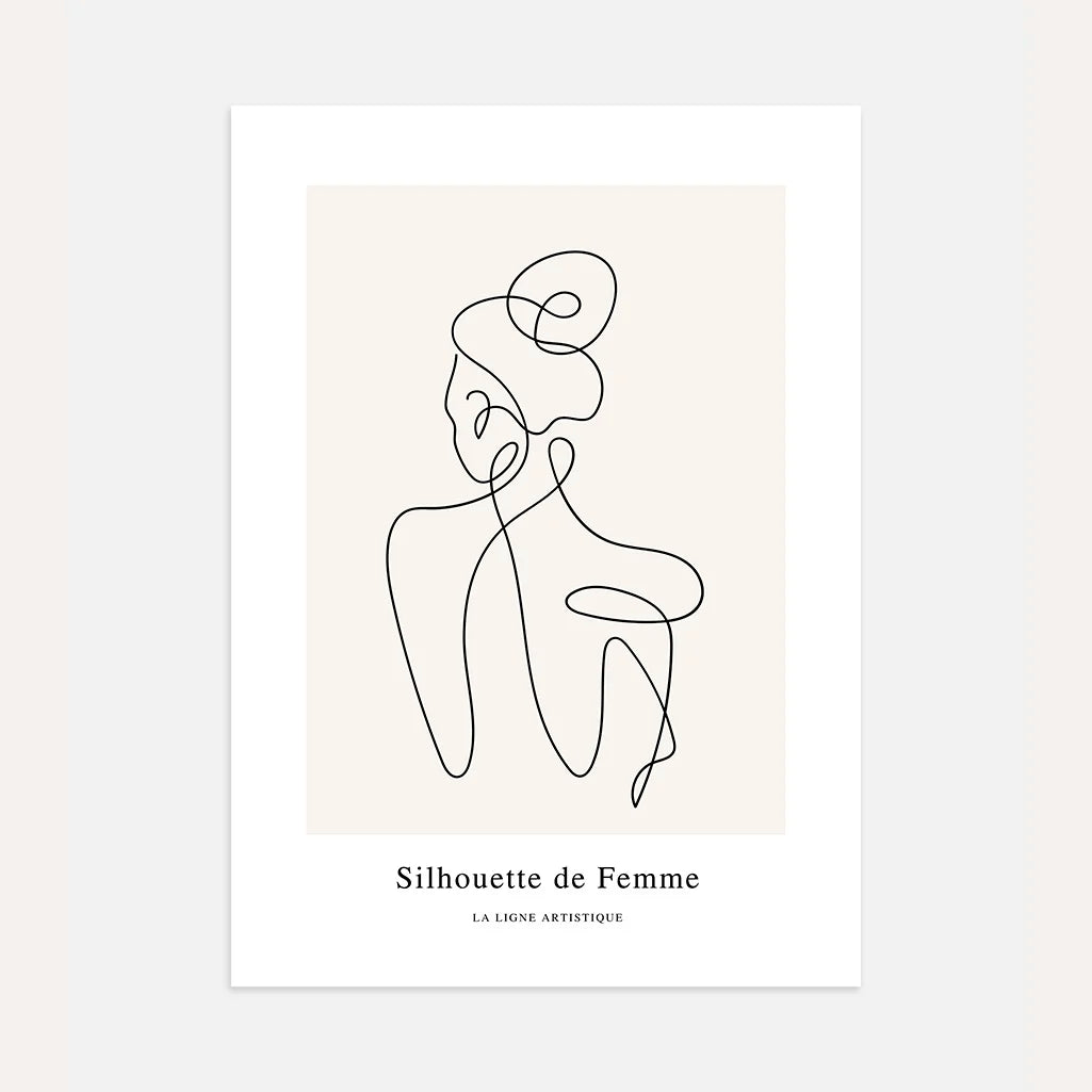 Plakat – Subtelna kobieta