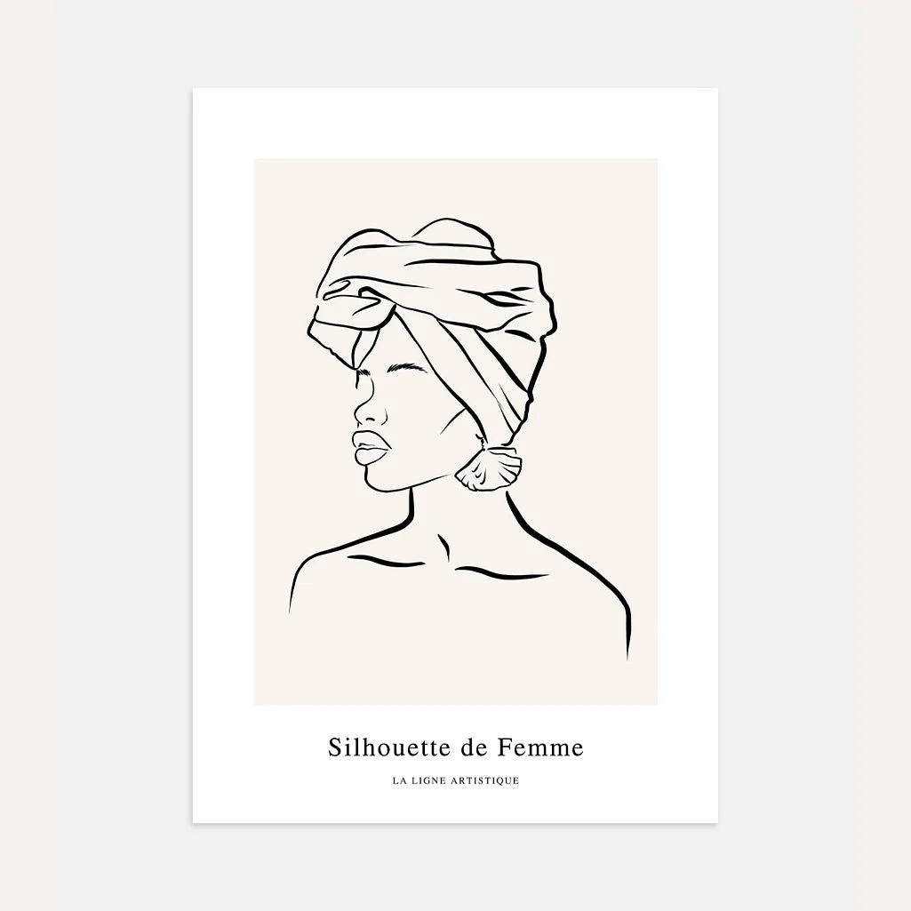 Plakat – Kobieta w turbanie