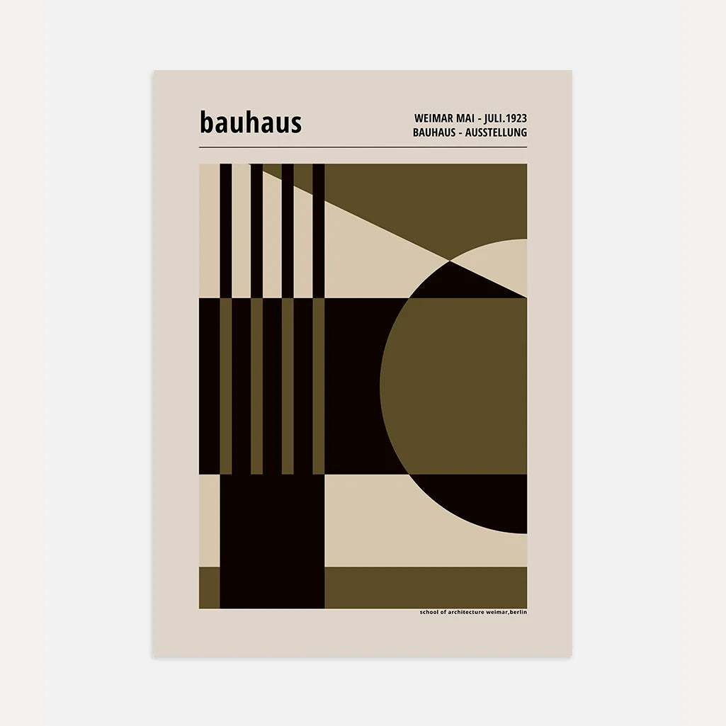Bauhaus Forma Architektoniczna Plakat