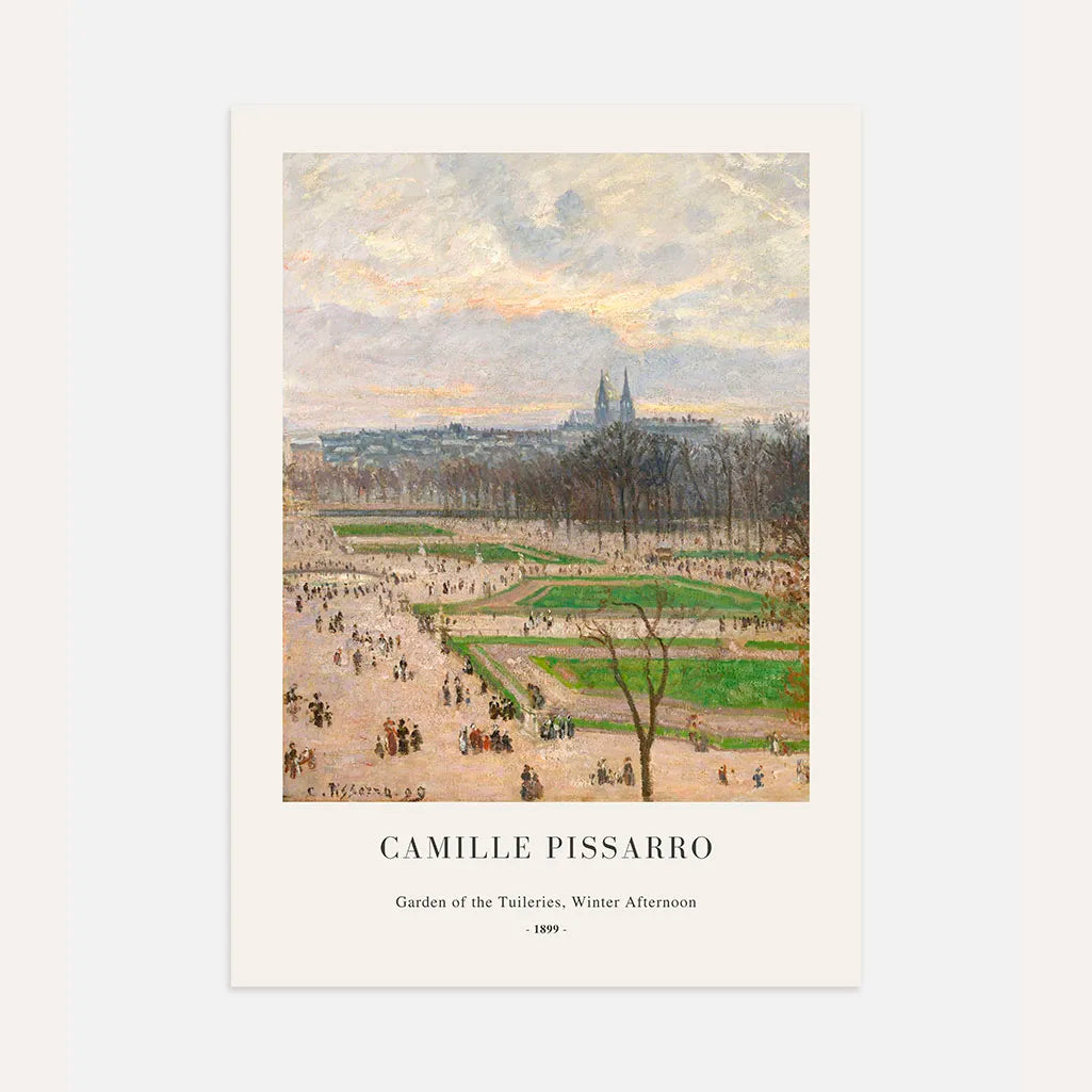 Camille Pissarro – Ogród Tuileries, zimowe popołudnie (1899)
