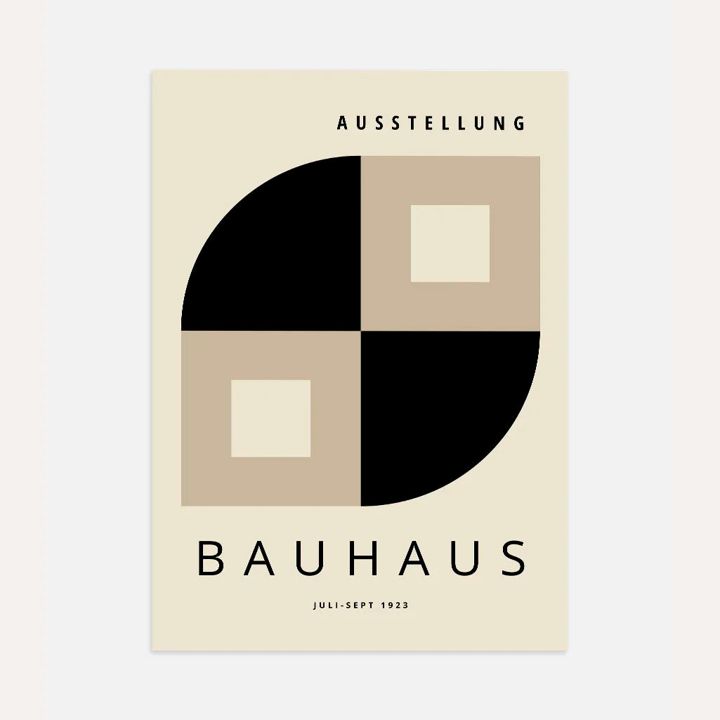 Plakat Bauhaus Figury Modernistyczne