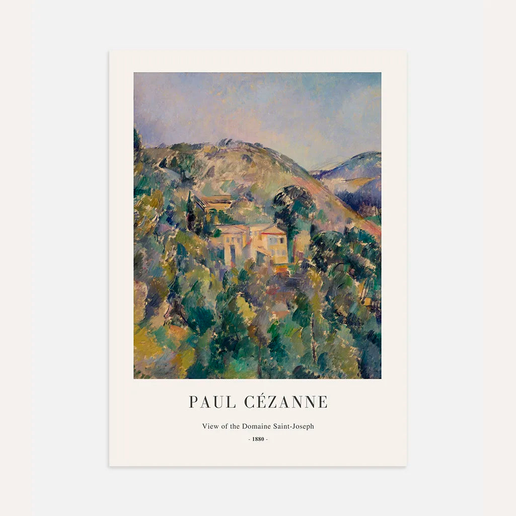 Paul Cézanne – Widok posiadłości Saint-Joseph Plakat (1880)