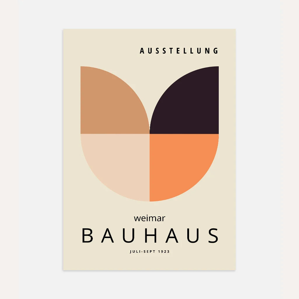 Bauhaus Weimar Ciepło Plakat