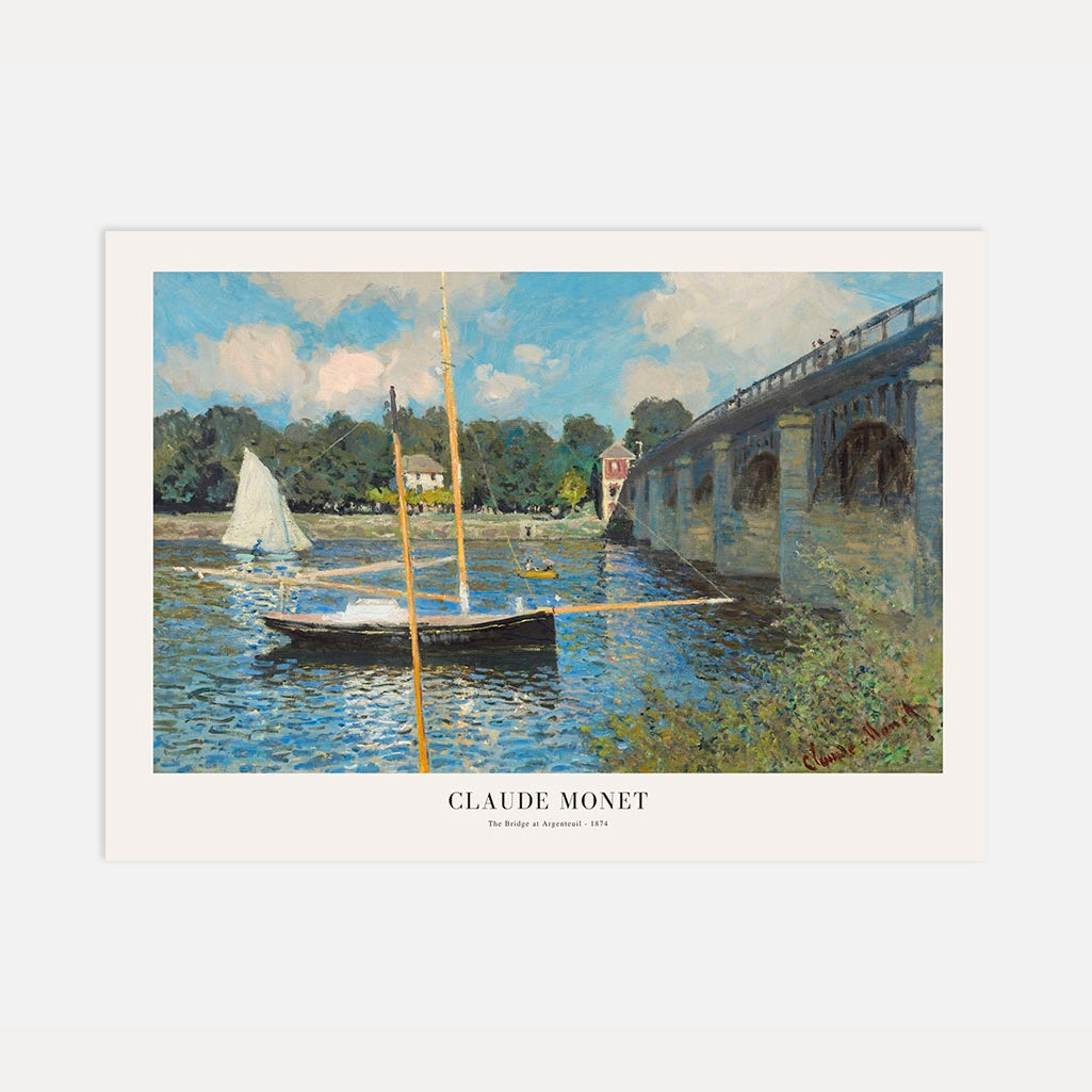 Plakat Claude Monet – Most w Argenteuil