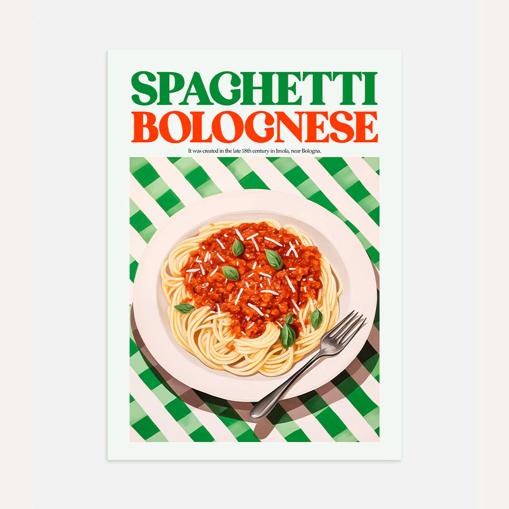 Plakat Spaghetti Bolognese