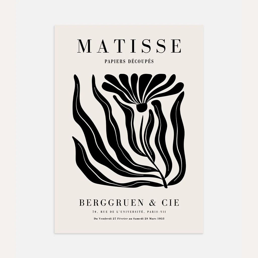 Henri Matisse – Plakat Czarny Kwiat