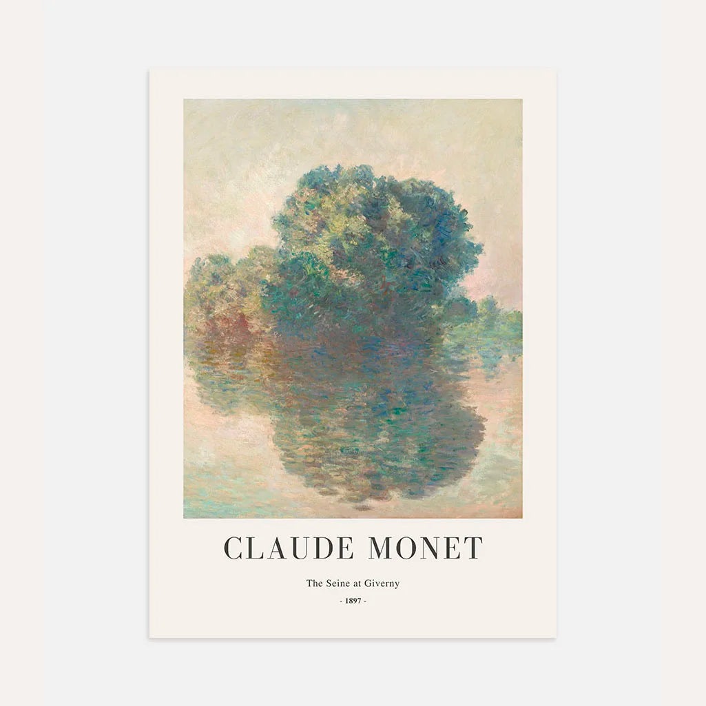 Claude Monet – Sekwana w Giverny Plakat