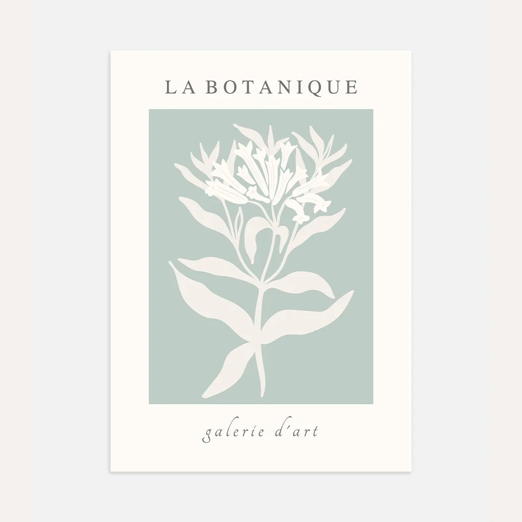 Botaniczny Plakat Kwiatowy Szałwia