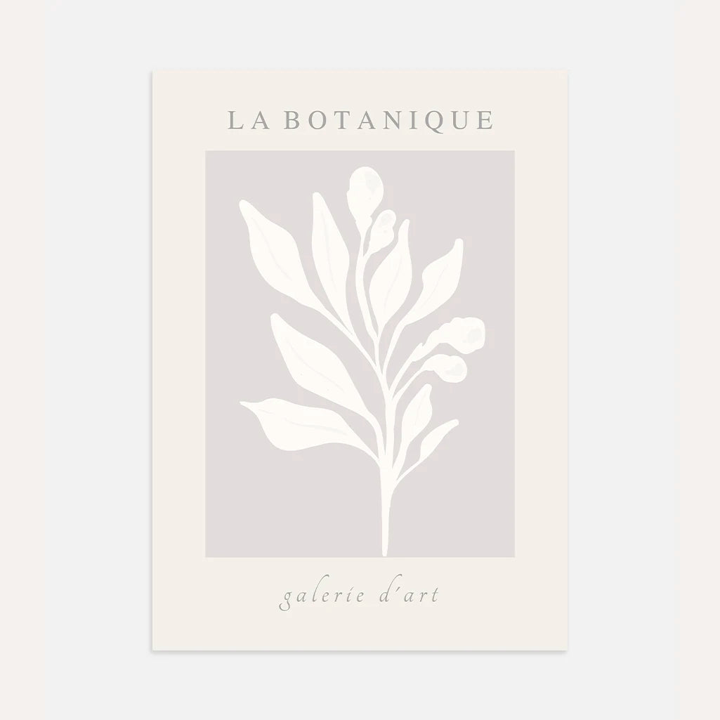 La Botanique Leaves Poster
