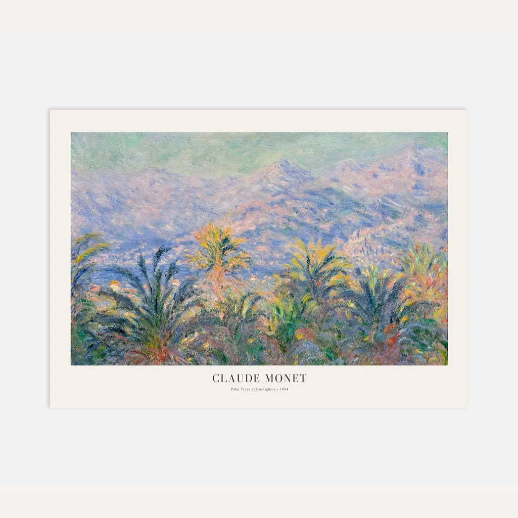 Plakat Claude Monet – Palmy w Bordighera