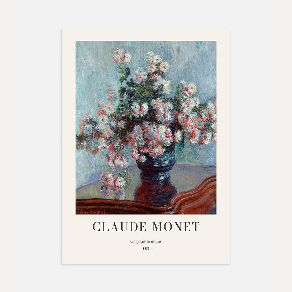 Plakat Claude Monet – Chryzantemy, 1882