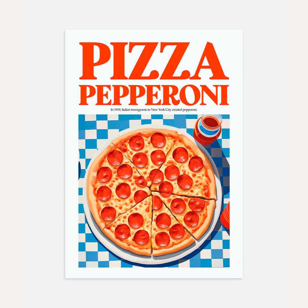 Plakat Pizza Pepperoni
