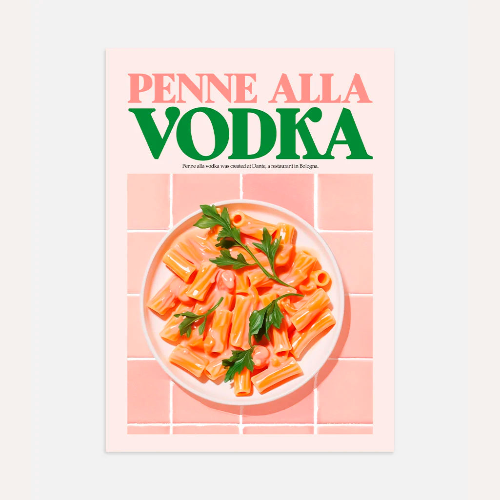Plakat Penne W Sosie Wódkowym