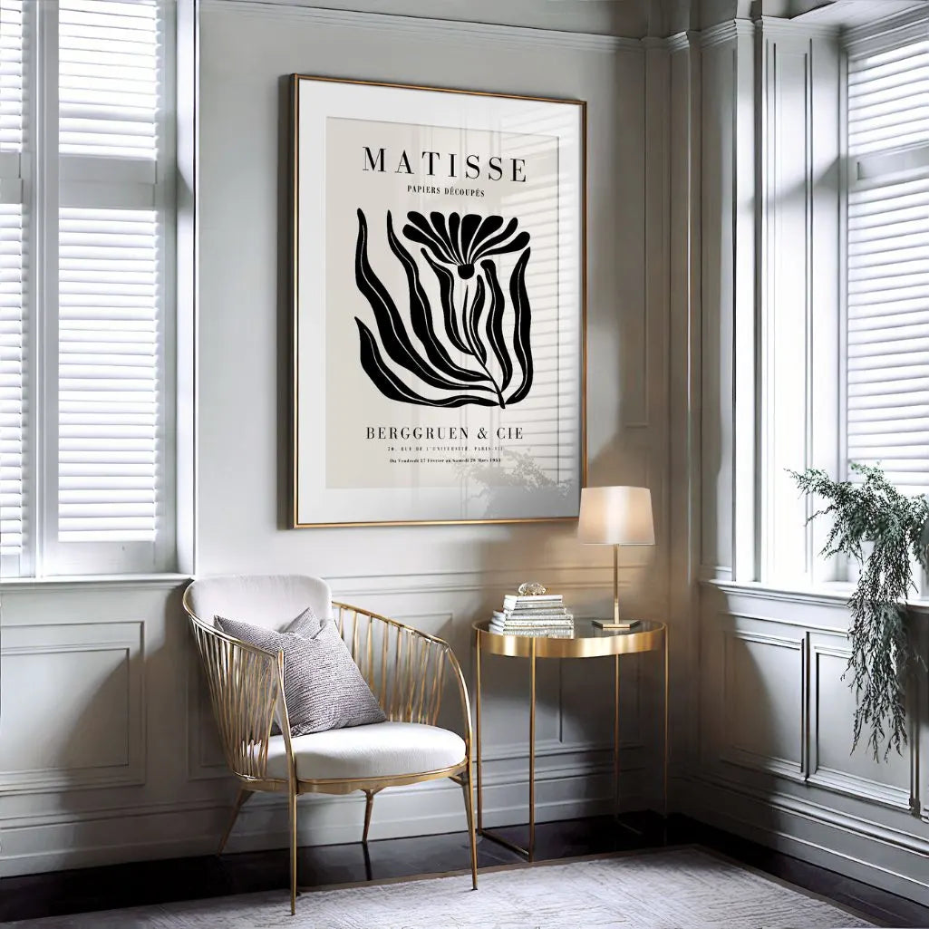 Henri Matisse – Plakat Czarny Kwiat
