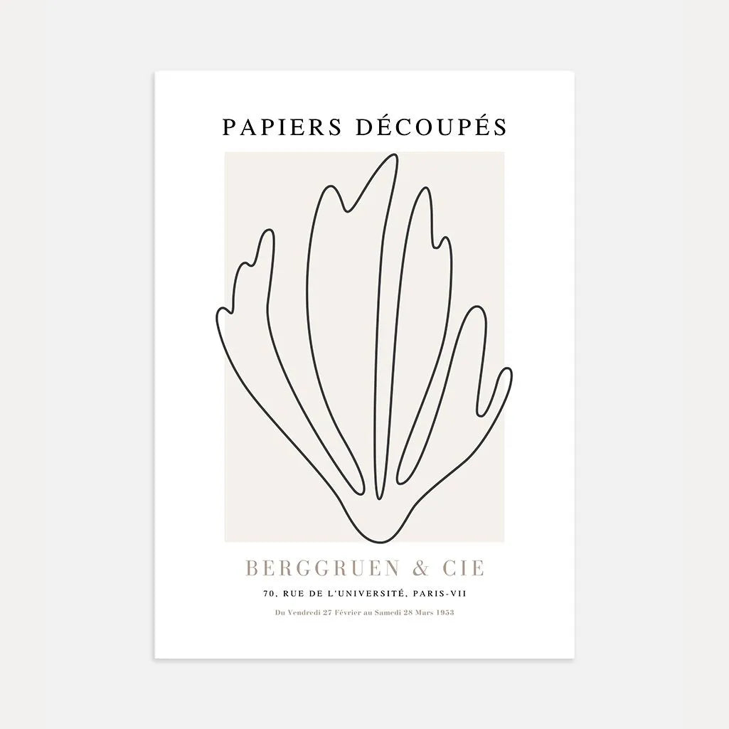 Henri Matisse – Minimalistyczny Plakat Koralowy