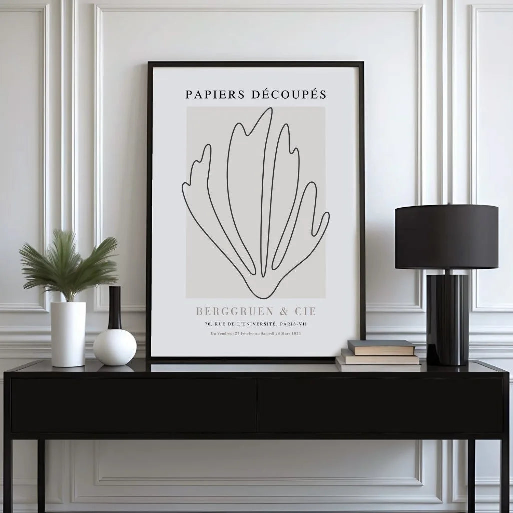 Henri Matisse – Minimalistyczny Plakat Koralowy