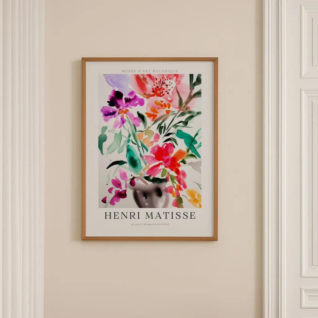 Matisse Bukiet Akwarela Plakat
