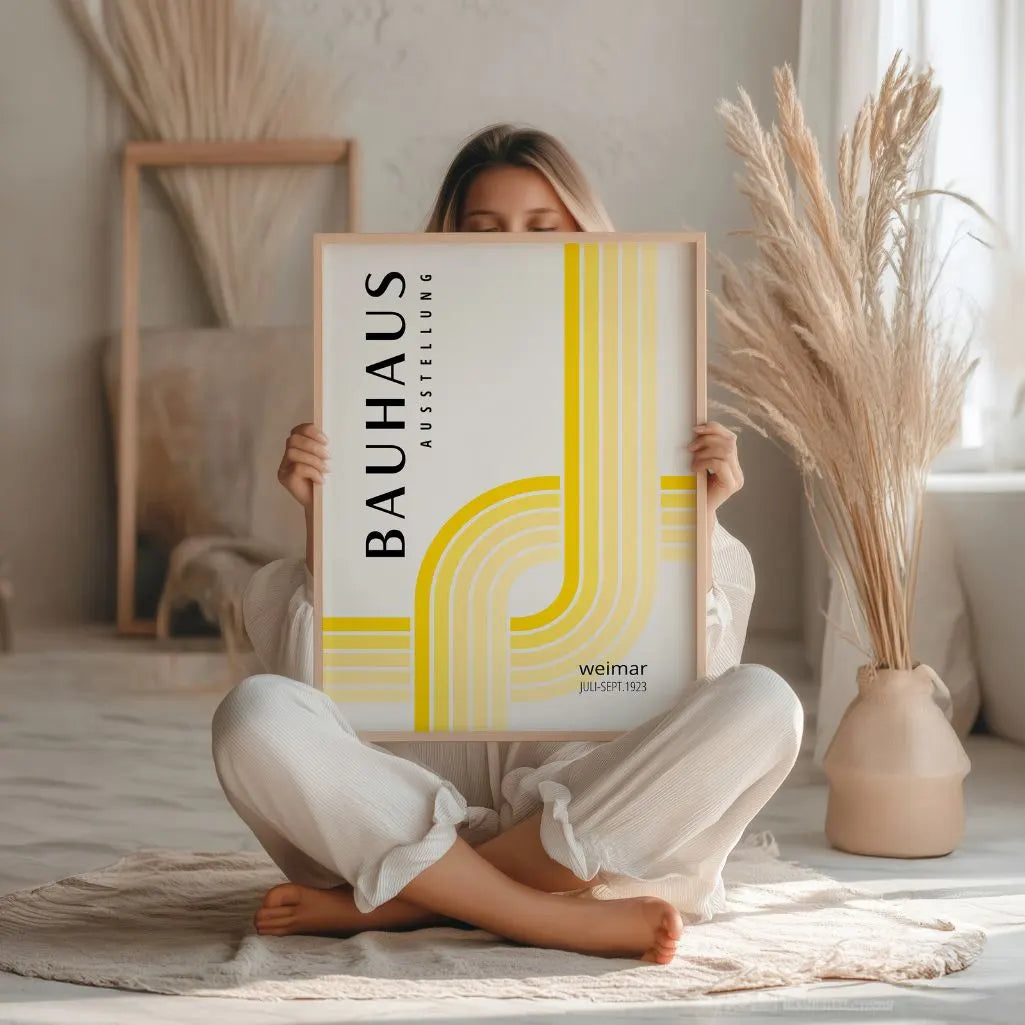 Bauhaus Żółte Światło Plakat