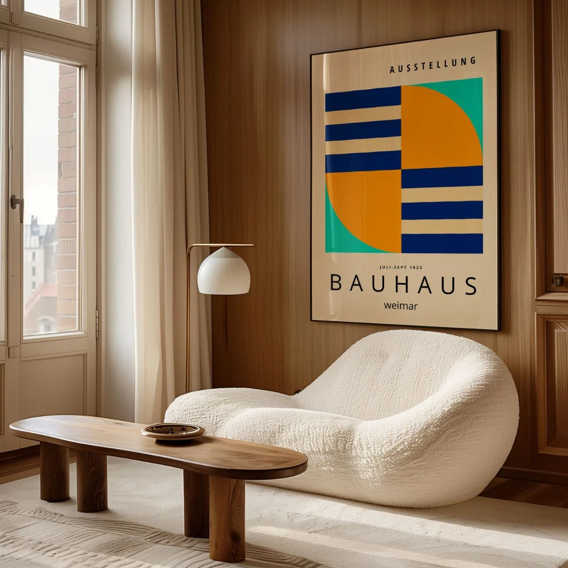 Plakat Bauhaus Turbina Geometria