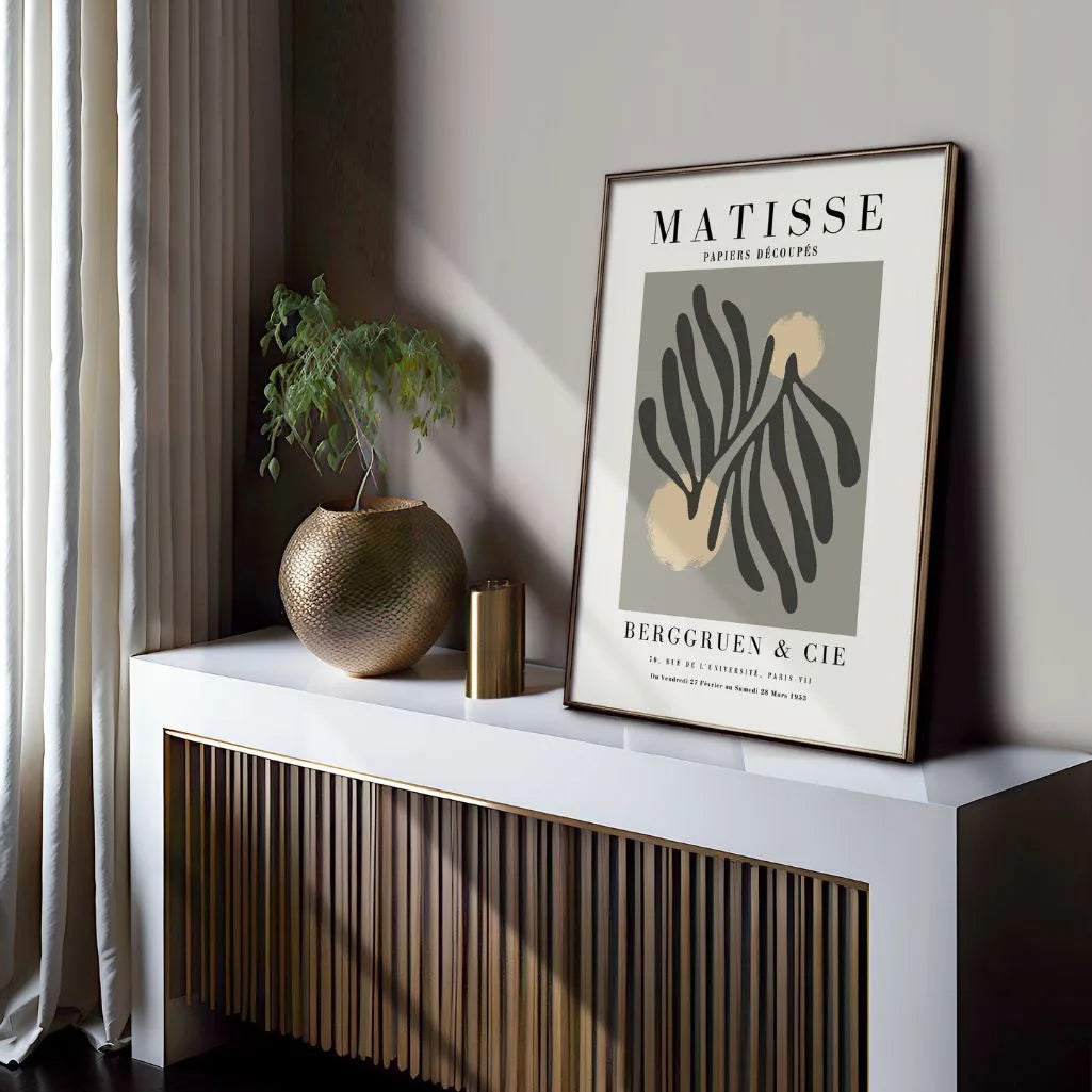 Plakat Matisse Szare Liście