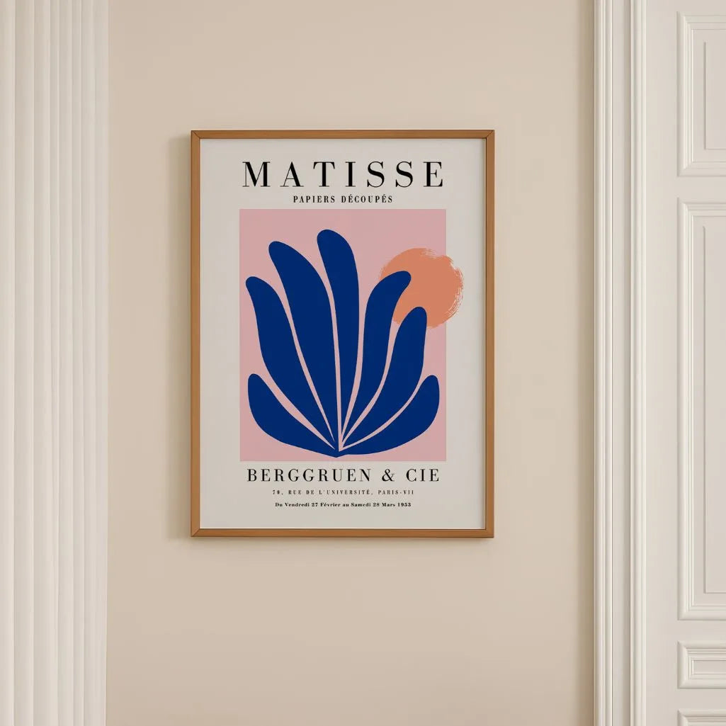 Matisse Granat Róż Plakat