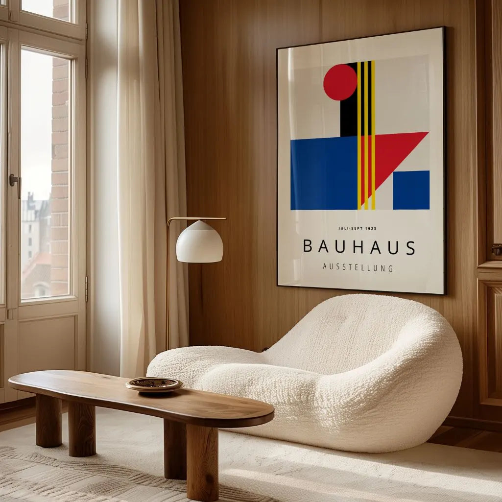 Bauhaus Kontrast Kolorów Plakat