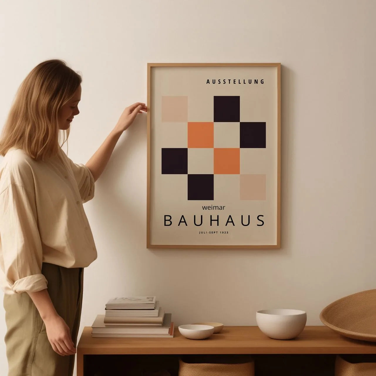 Bauhaus Kwadraty Plakat