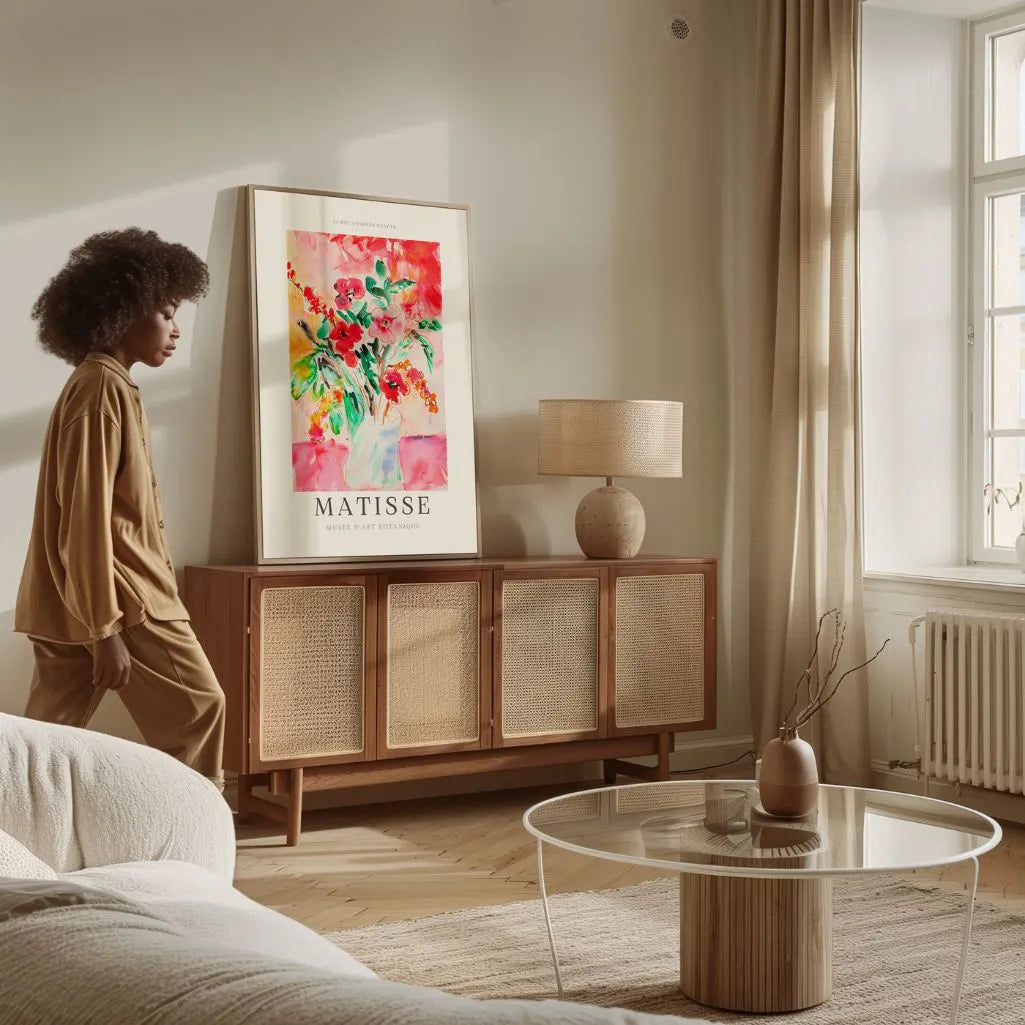 Matisse Czerwony Bukiet Plakat