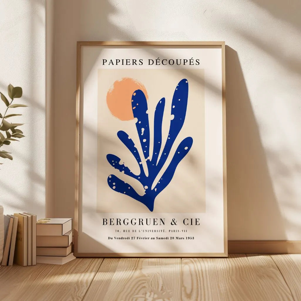 Matisse Głęboki Niebieski Plakat