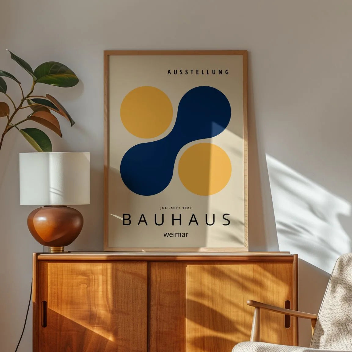Bauhaus Żółte Koła Plakat
