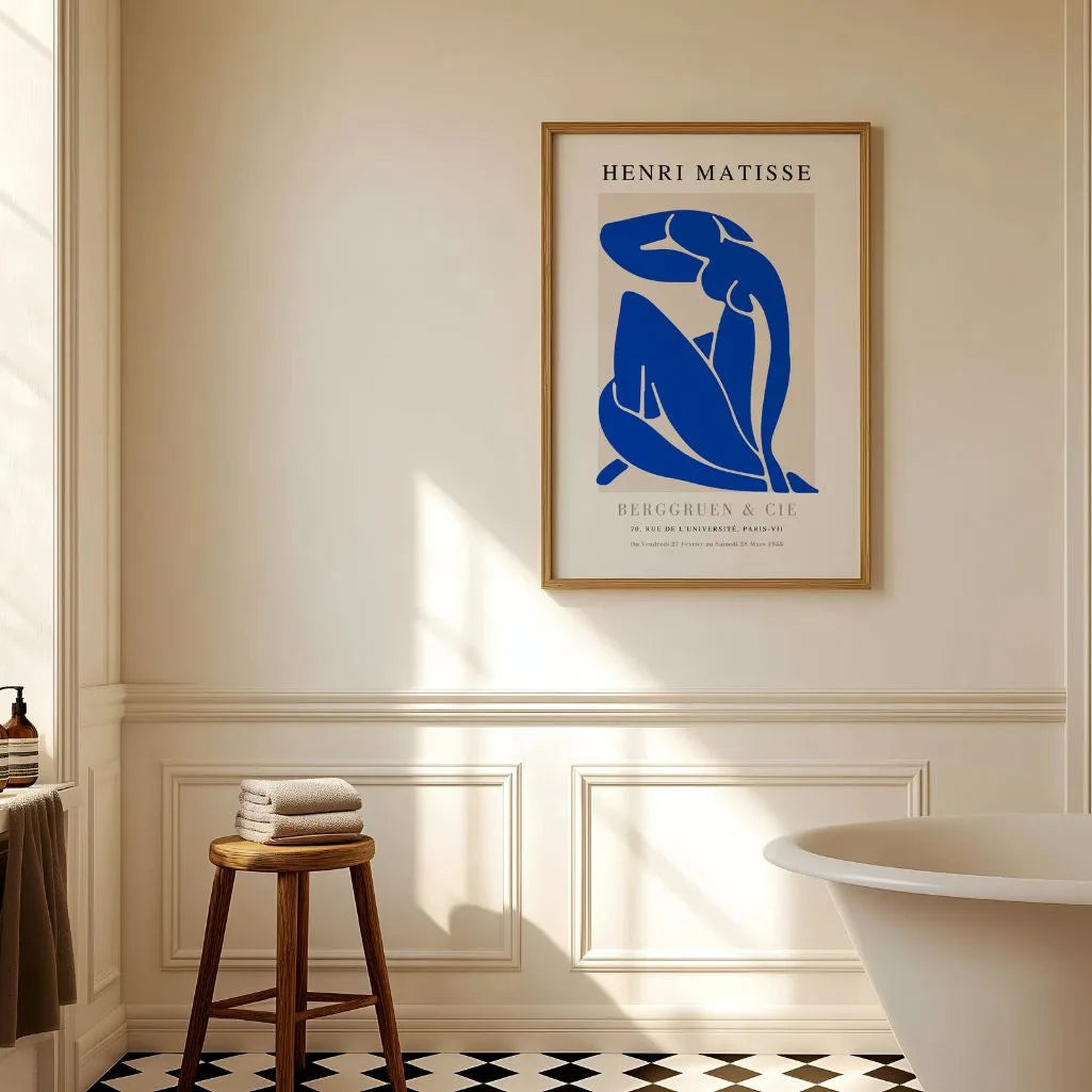 Matisse Nu Bleu Niebieski Plakat