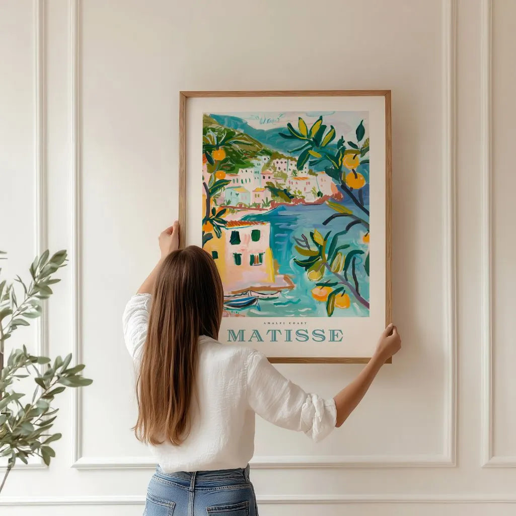 Matisse Turkusowa Riwiera Plakat