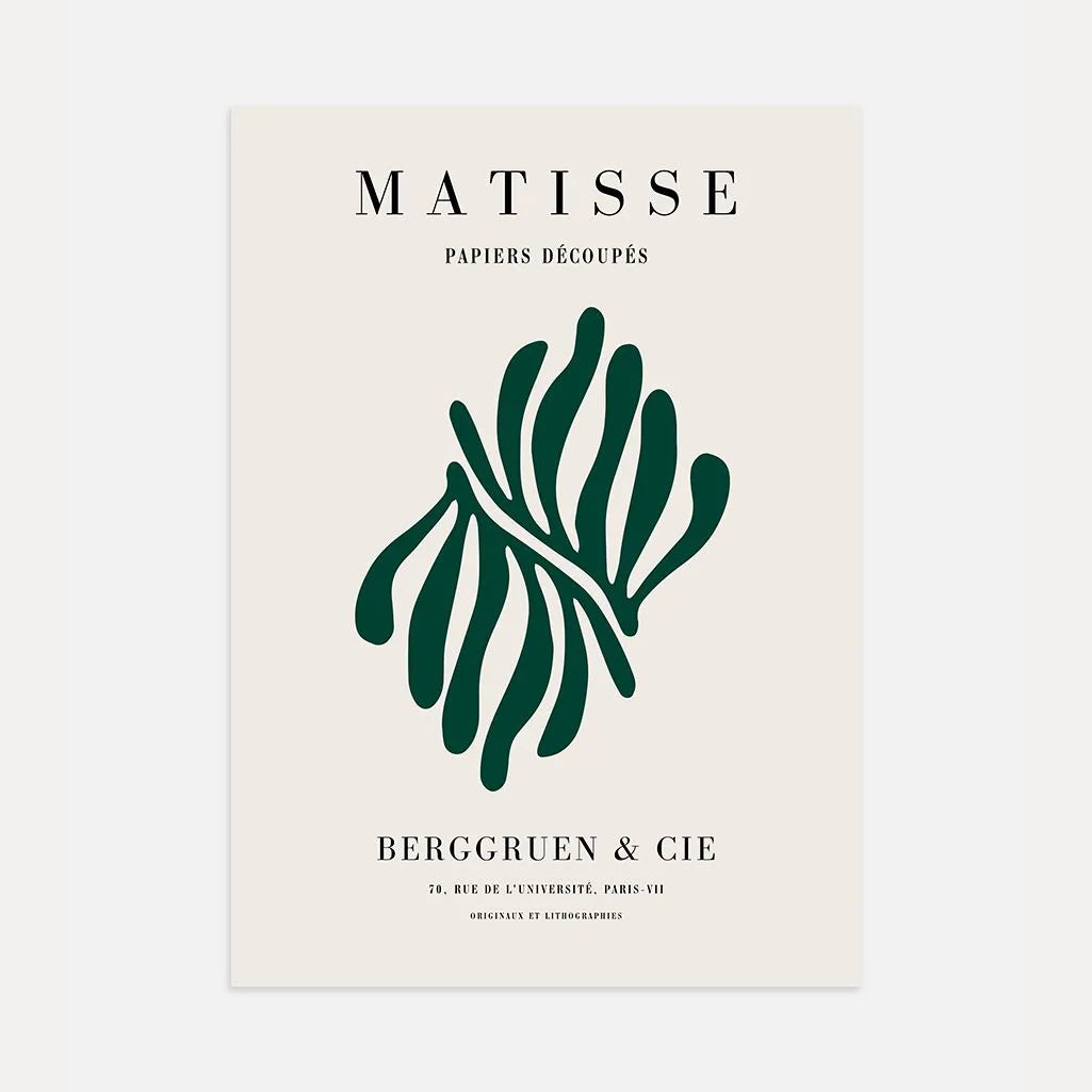 Matisse Butelkowa Zieleń Plakat