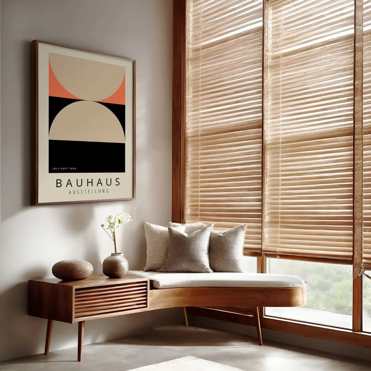 Bauhaus Beżowy Akcent Plakat