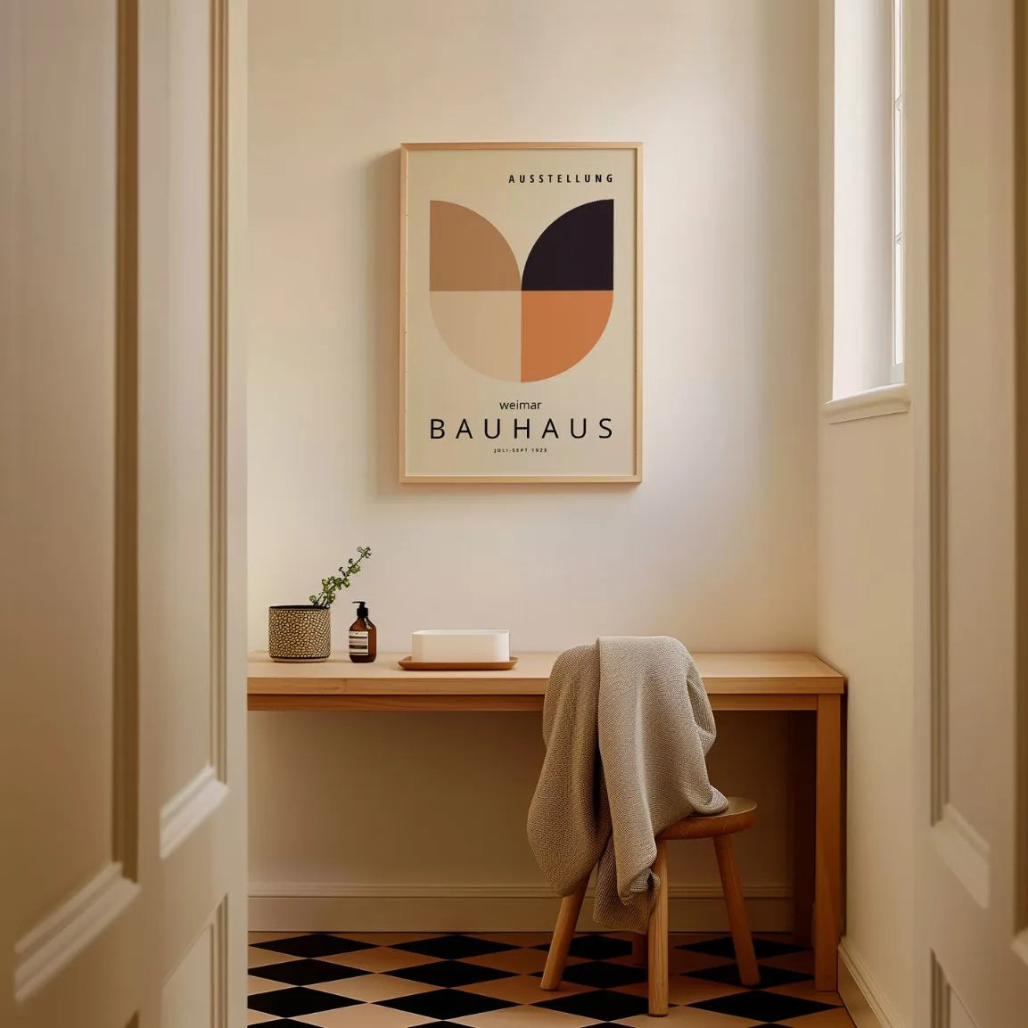 Bauhaus Weimar Ciepło Plakat