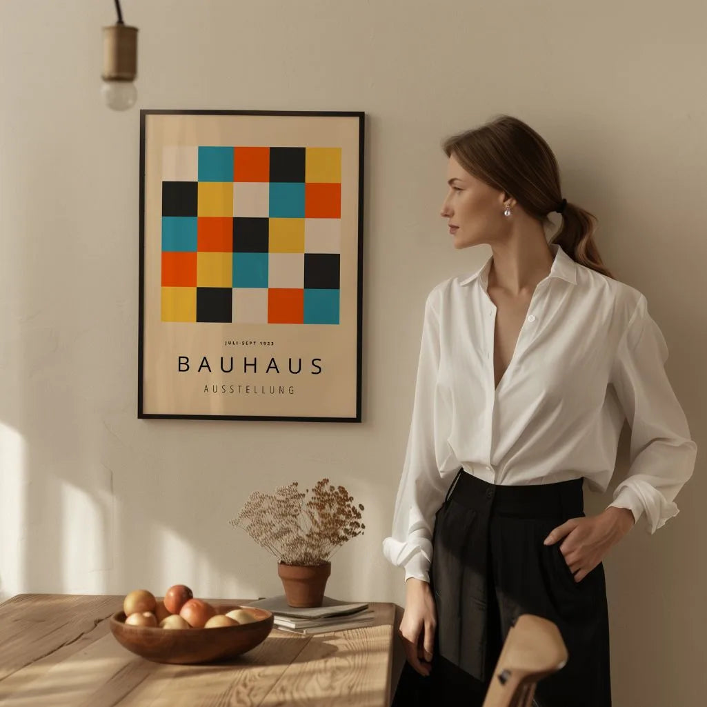 Bauhaus Bloki Koloru Plakat