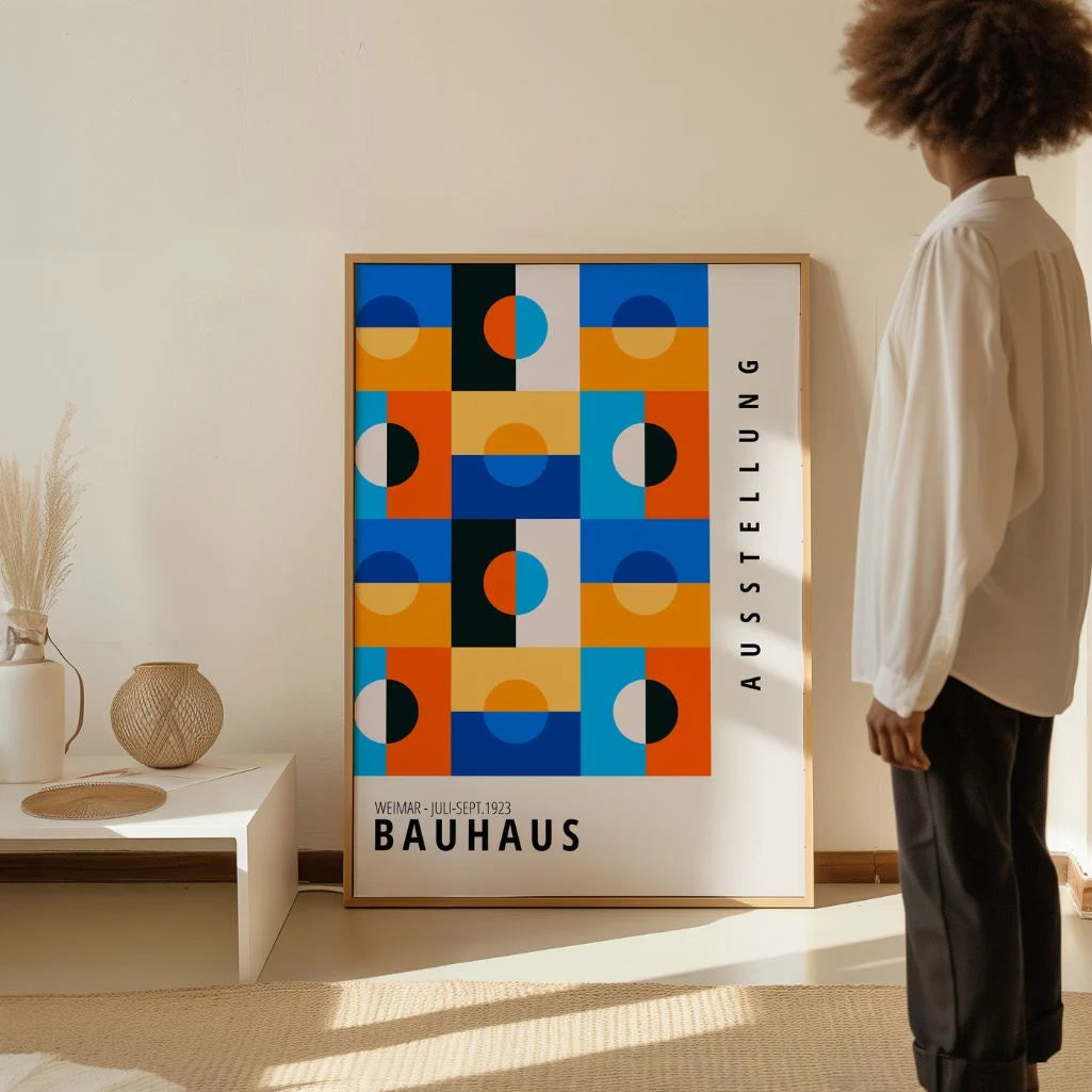 Bauhaus Harmonia Kolorów Plakat