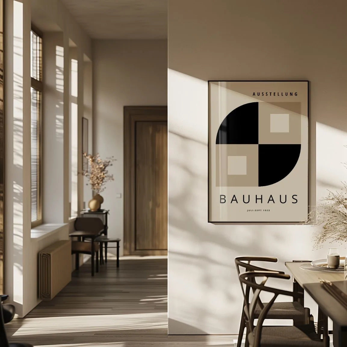 Plakat Bauhaus Figury Modernistyczne