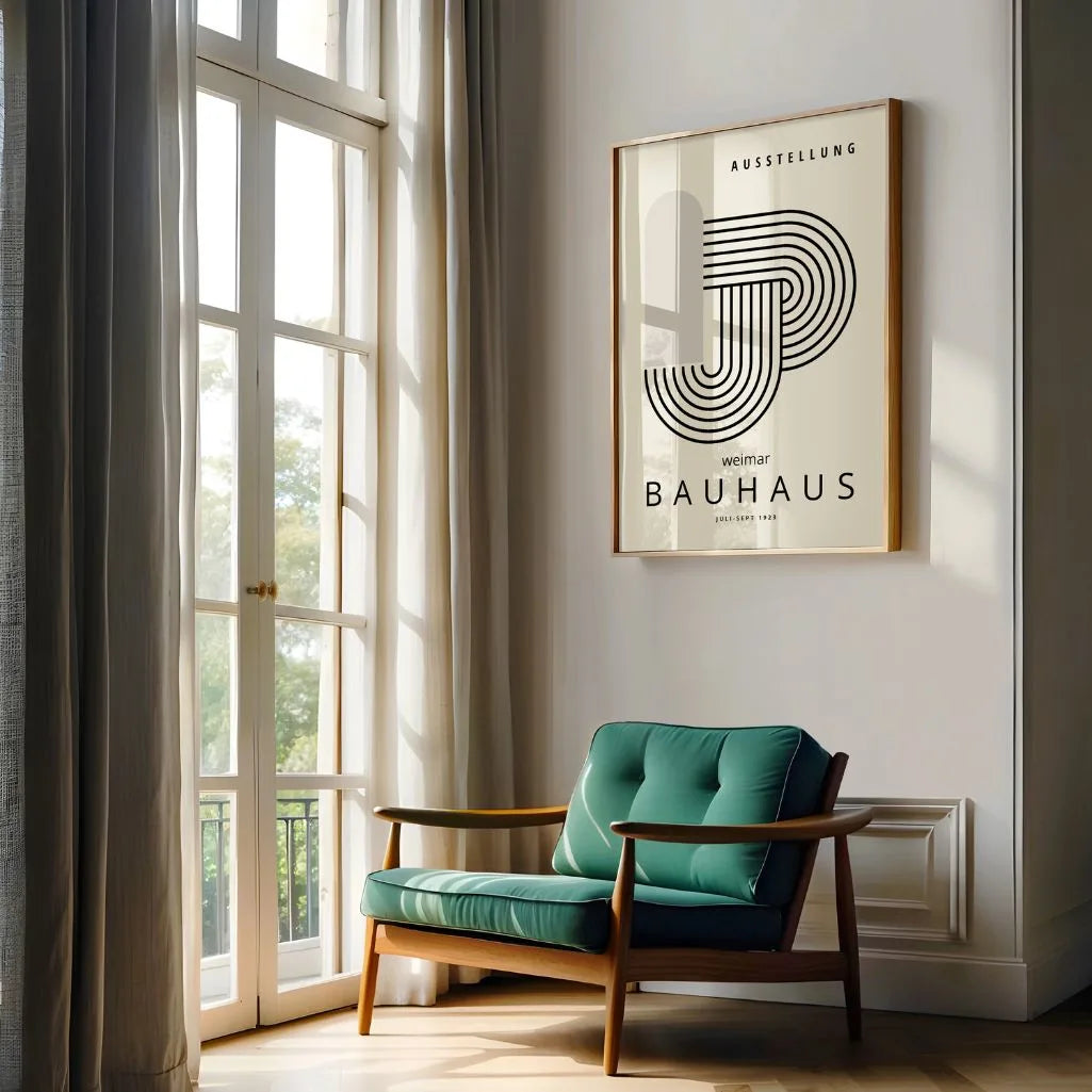Plakat Bauhaus Węzeł Liniowy