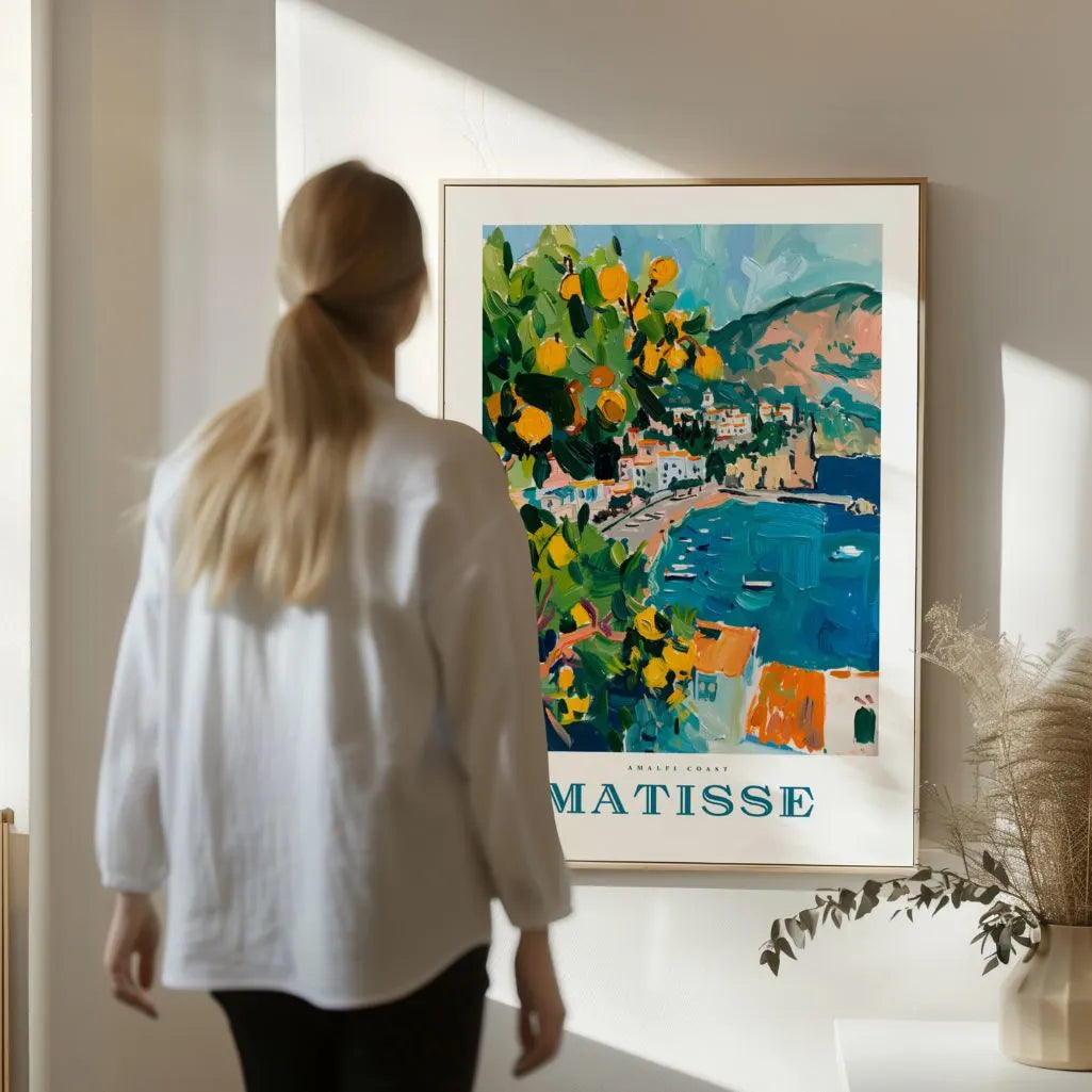 Matisse Amalfi Morski Niebieski Plakat