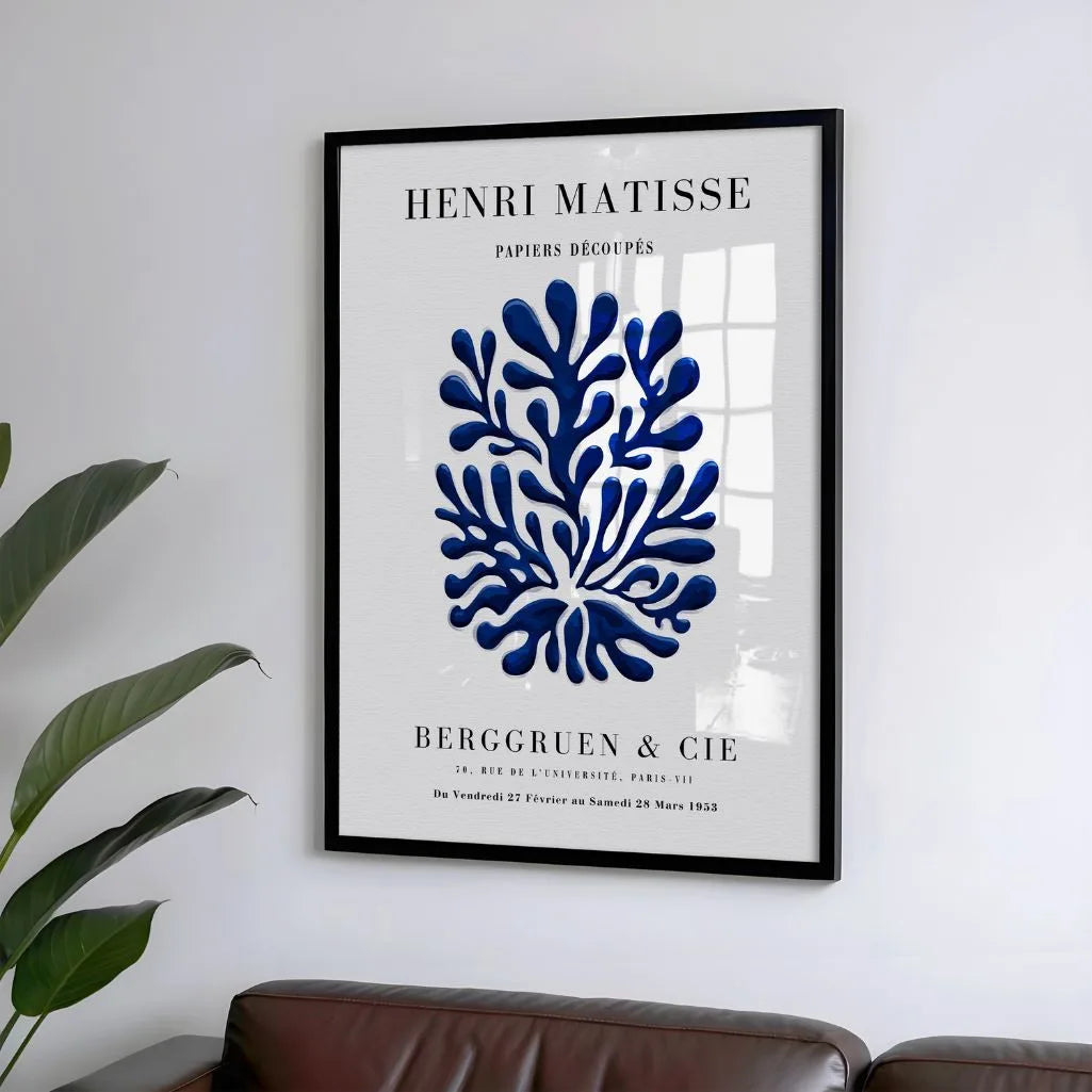 Matisse Niebieski Forma Plakat