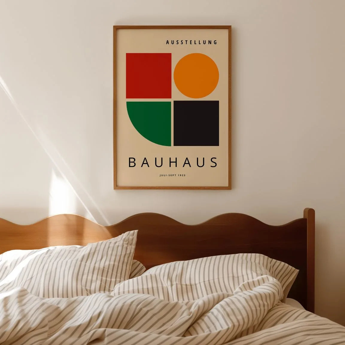 Bauhaus Zieleń Harmonia Plakat