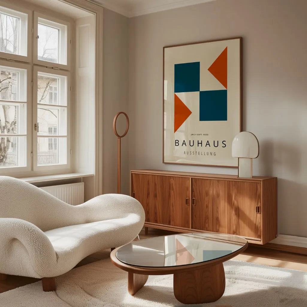 Bauhaus Kontrast Barw Plakat